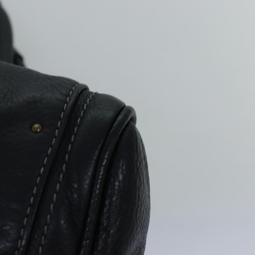 Chloe Paddington Hand Bag Leather Black yk12511