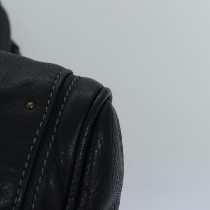 Chloe Paddington Hand Bag Leather Black yk12511