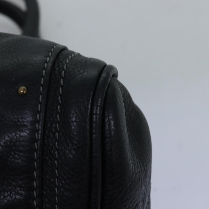 Chloe Paddington Hand Bag Leather Black yk12511