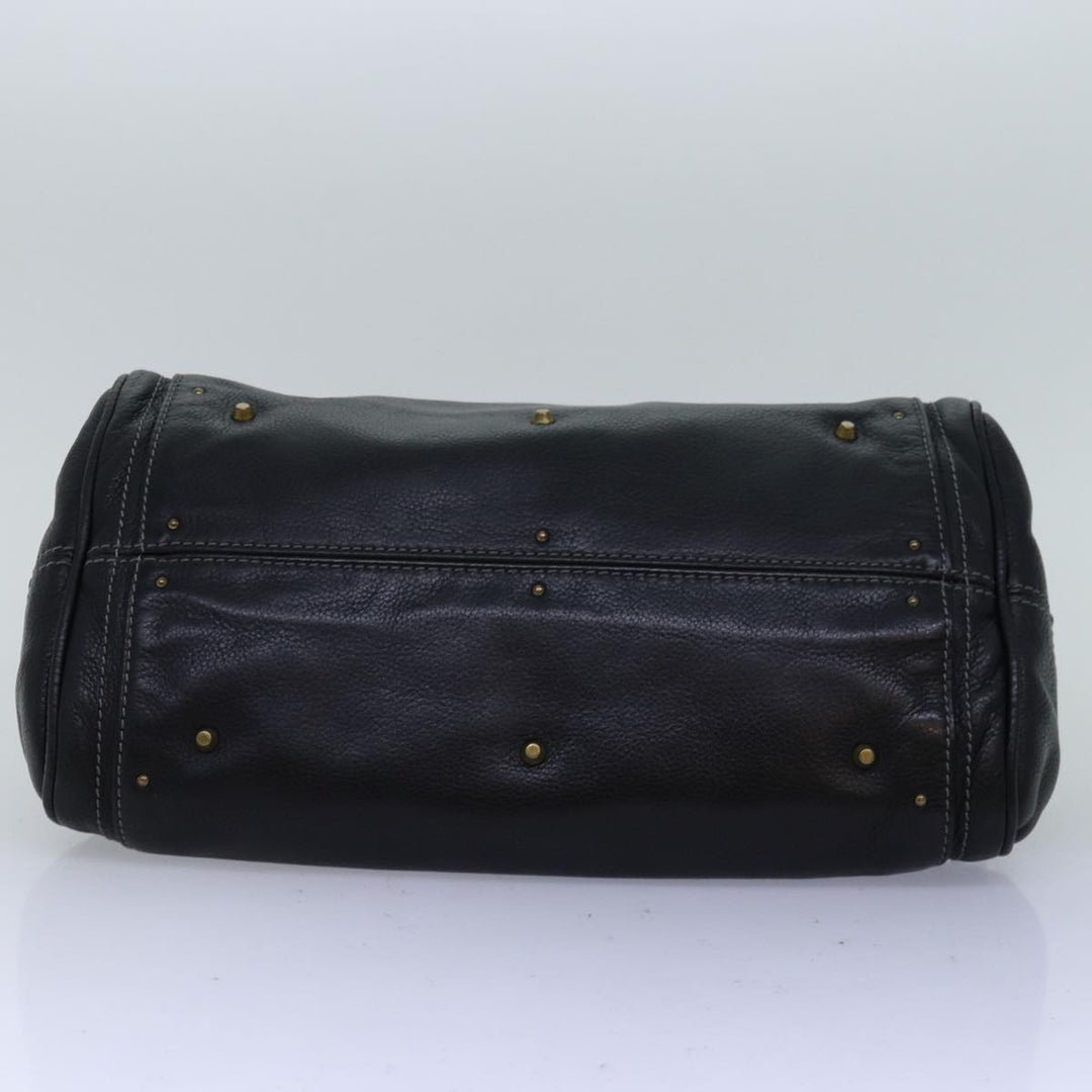 Chloe Paddington Hand Bag Leather Black yk12511