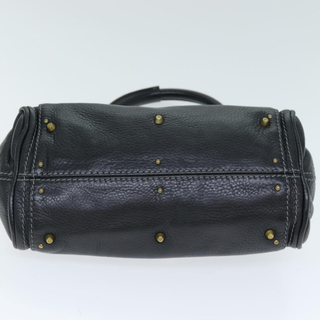 Chloe Paddington Hand Bag Leather Black yk12544