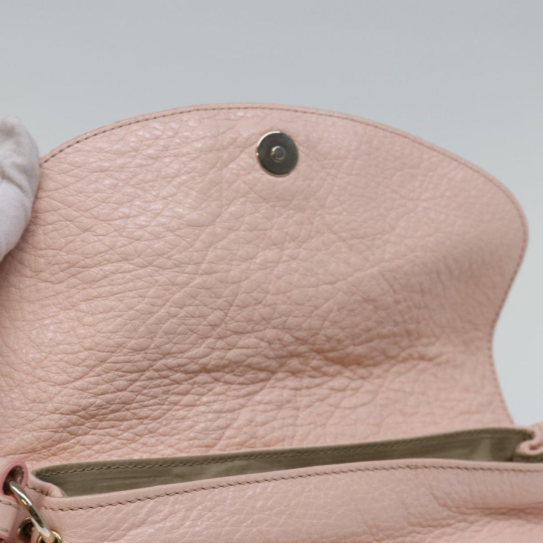 Chloe Lily Hand Bag Leather 2way Pink yk12570