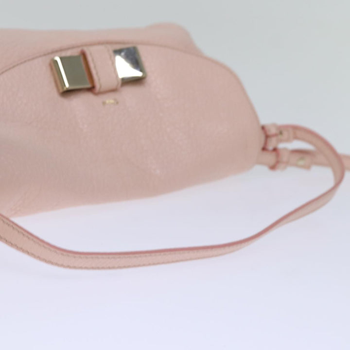 Chloe Lily Hand Bag Leather 2way Pink yk12570