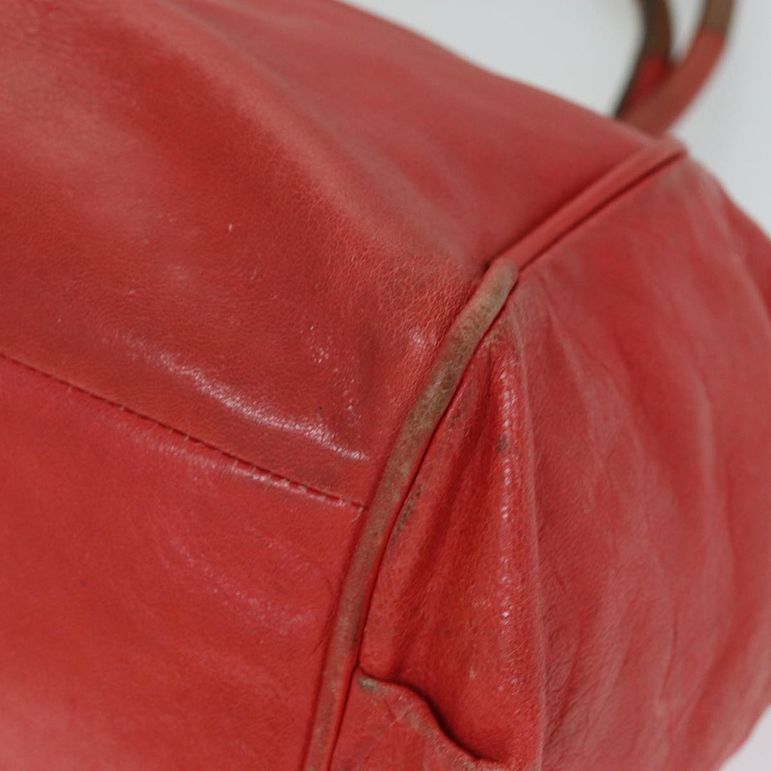 Chloe Etel Hand Bag Leather Red yk12587