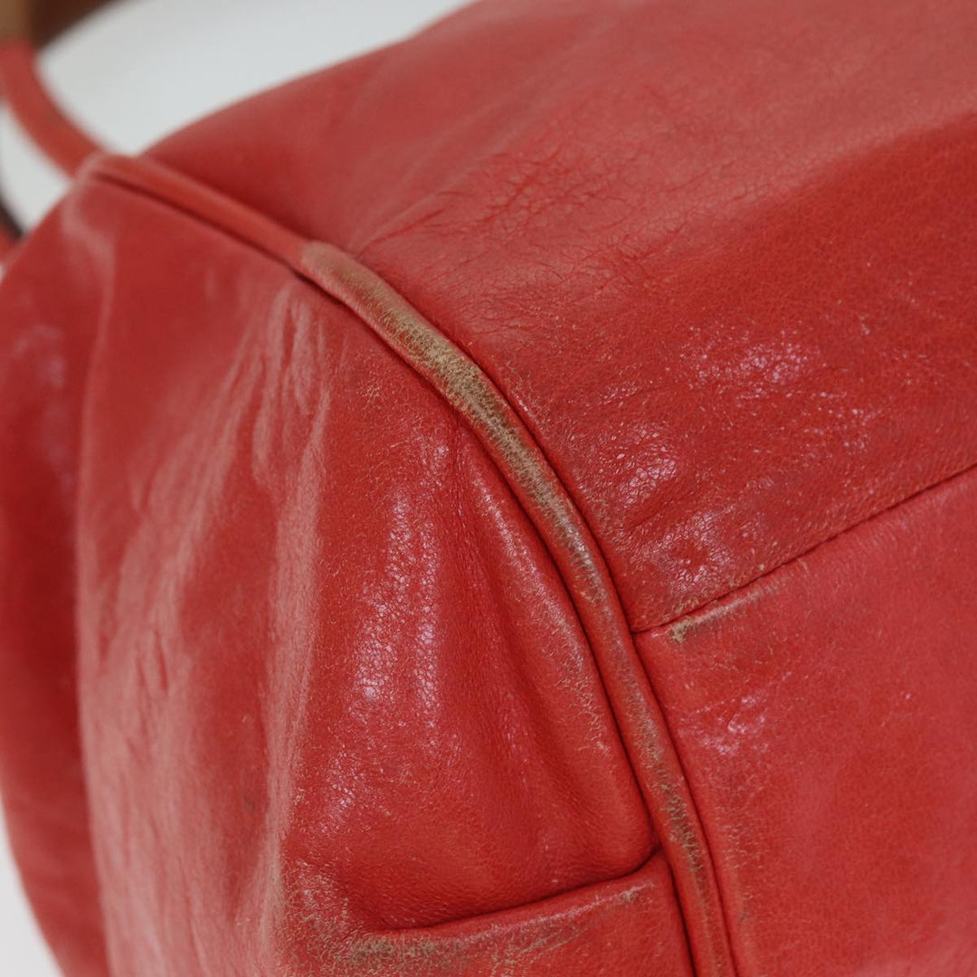 Chloe Etel Hand Bag Leather Red yk12587