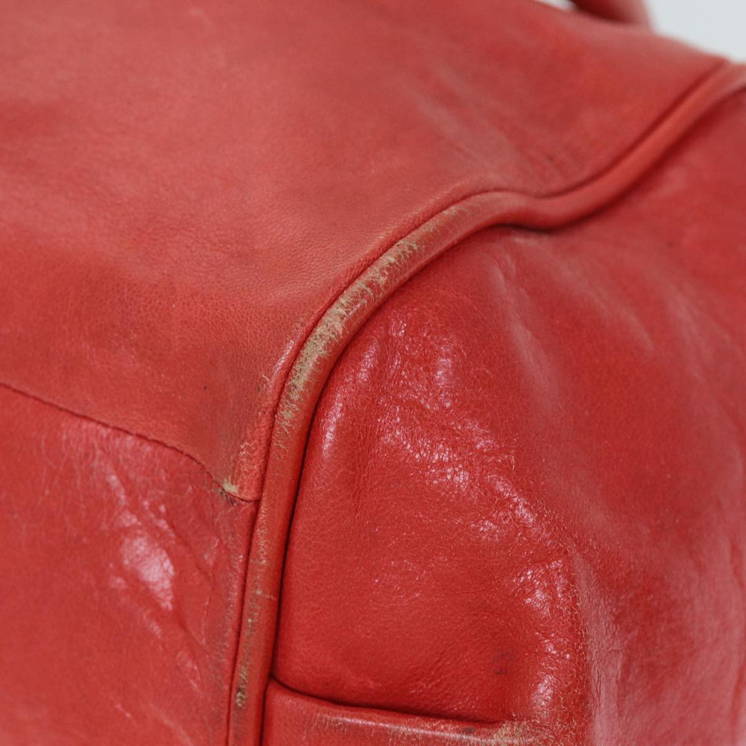Chloe Etel Hand Bag Leather Red yk12587