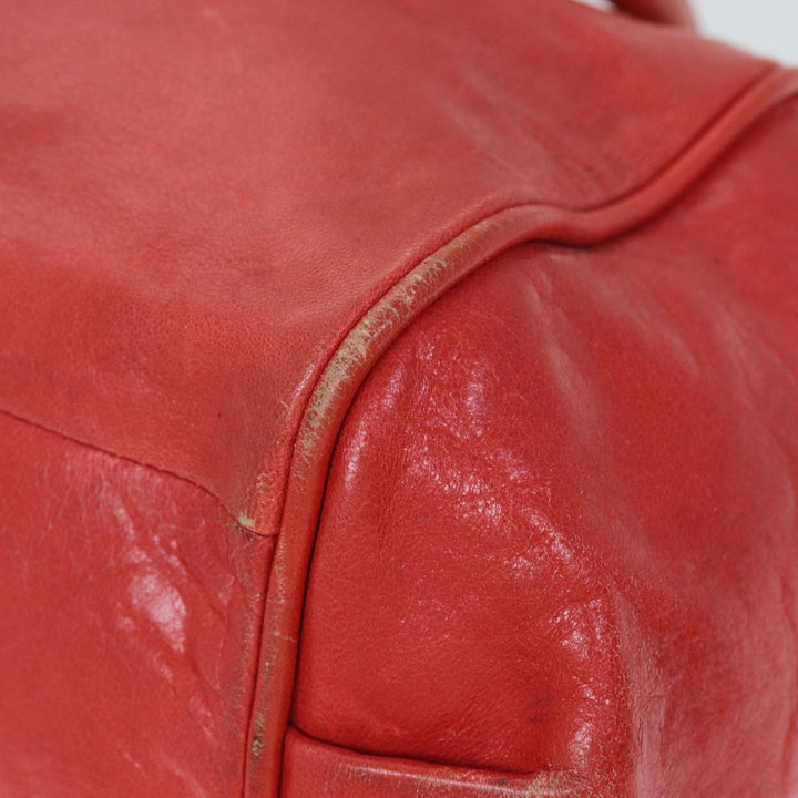 Chloe Etel Hand Bag Leather Red yk12587