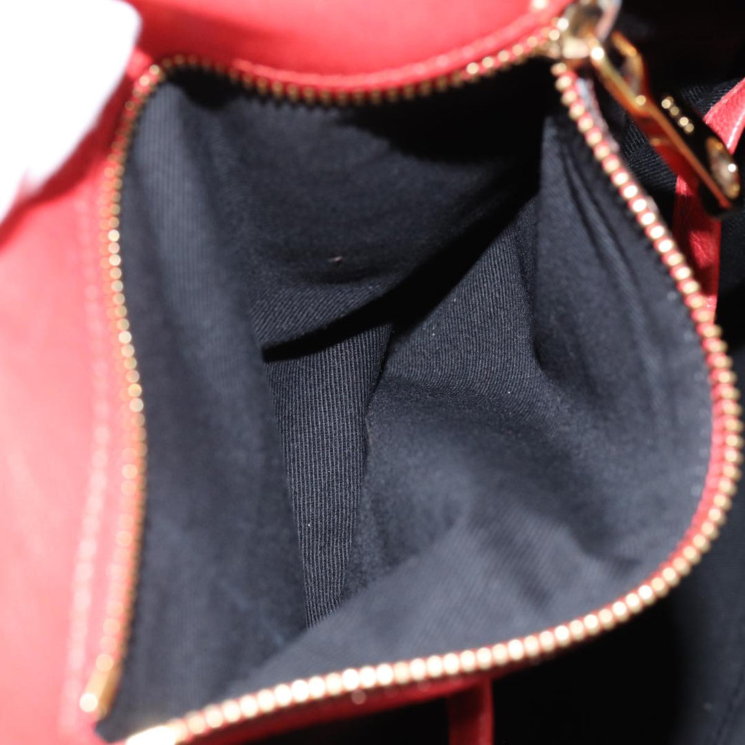 Chloe Etel Hand Bag Leather Red yk12587