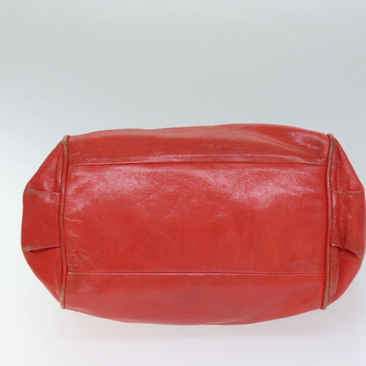 Chloe Etel Hand Bag Leather Red yk12587