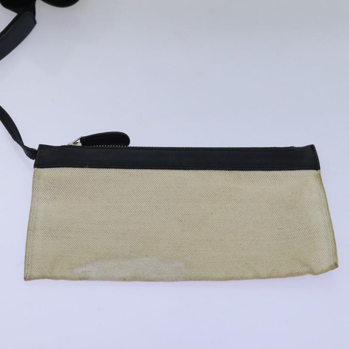 Top Quality Balenciaga Navy Cabas S Hand Bag Canvas White Black 339933 Auth yk12669