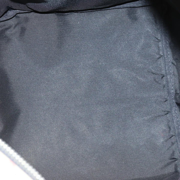 BurberrySs Nova Check Blue Label Tote Bag Nylon Black Auth yk12675