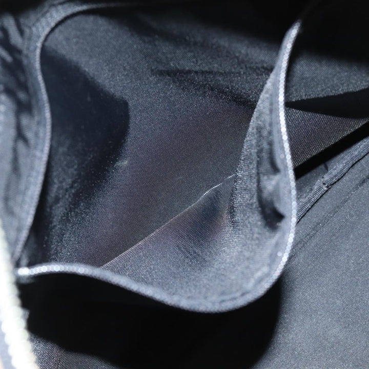 BurberrySs Nova Check Blue Label Tote Bag Nylon Black Auth yk12675