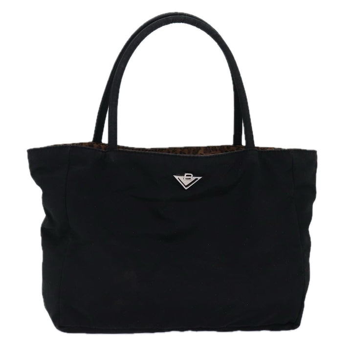 Bottega veneta Hand Bag Nylon Black Auth yk12682
