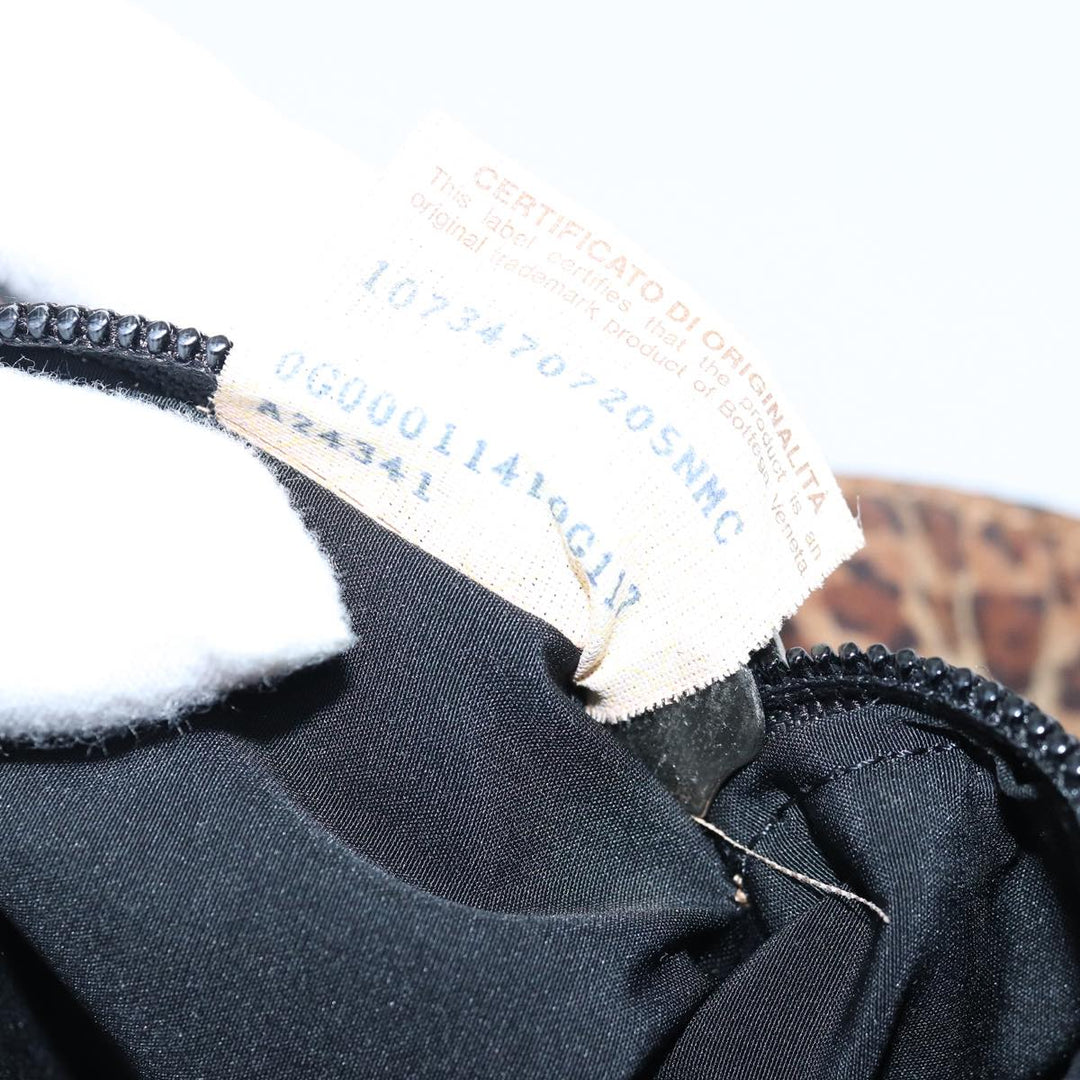 Bottega veneta Hand Bag Nylon Black Auth yk12682