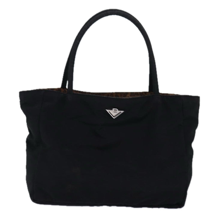 Bottega veneta Hand Bag Nylon Black Auth yk12682