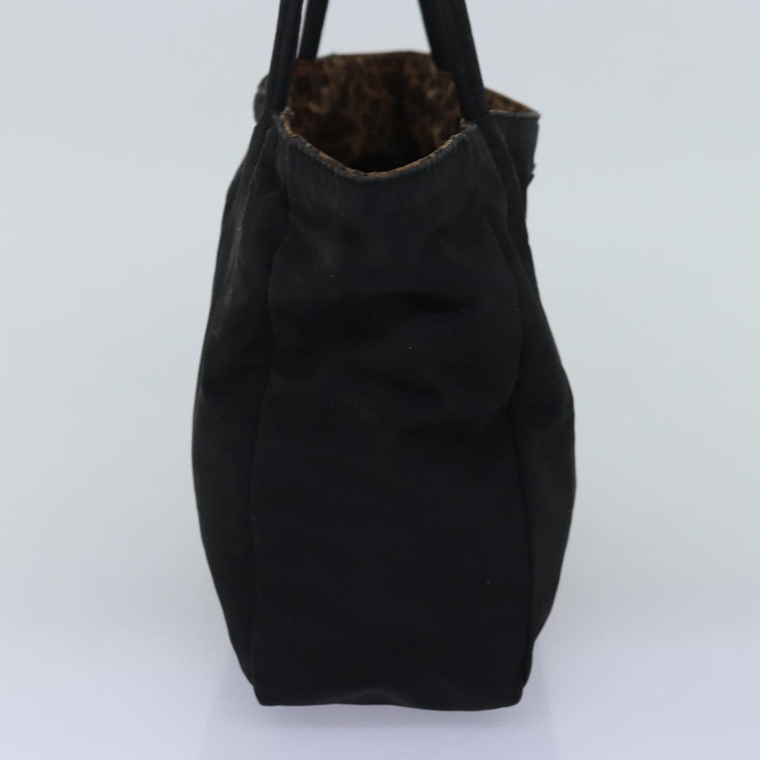 Bottega veneta Hand Bag Nylon Black Auth yk12682