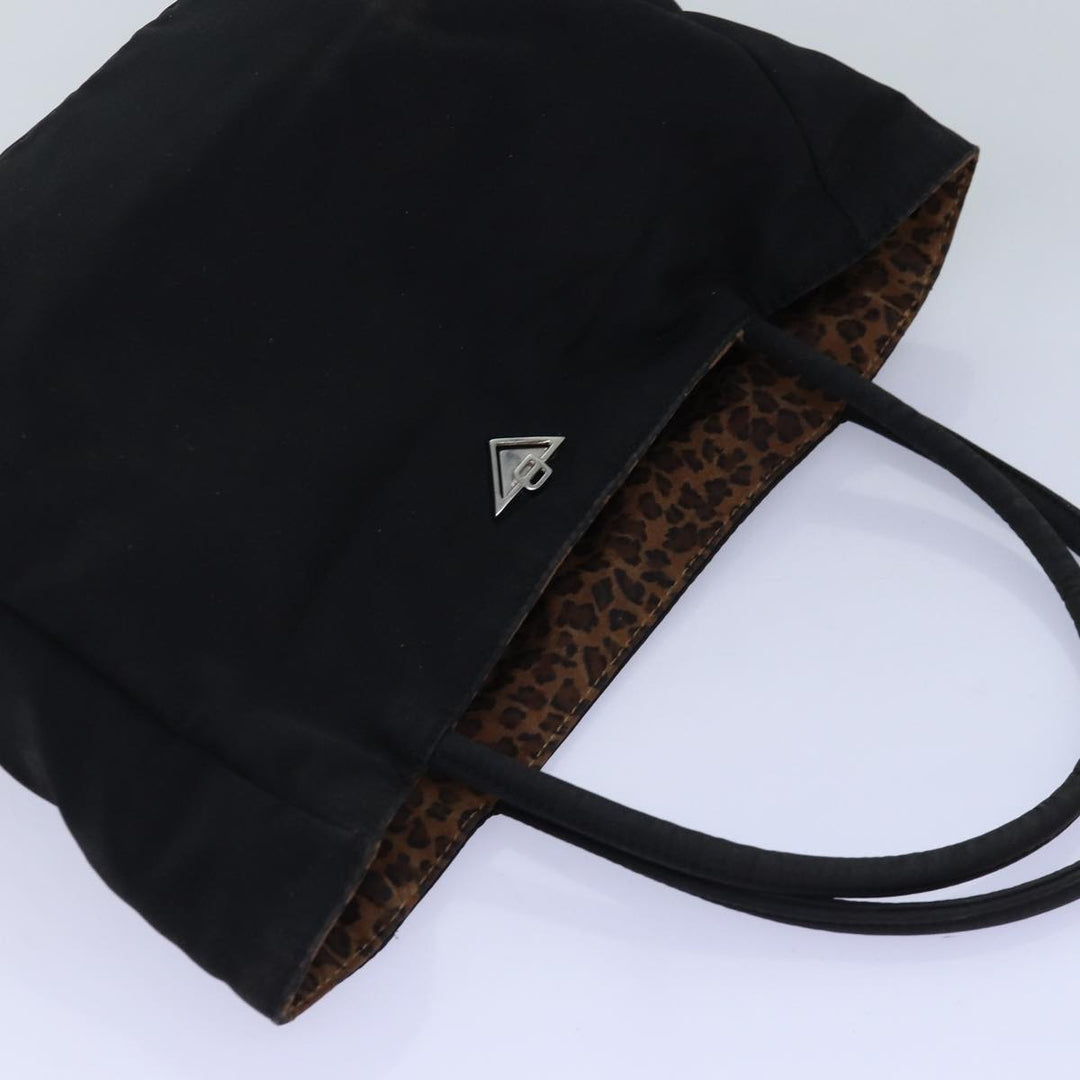Bottega veneta Hand Bag Nylon Black Auth yk12682