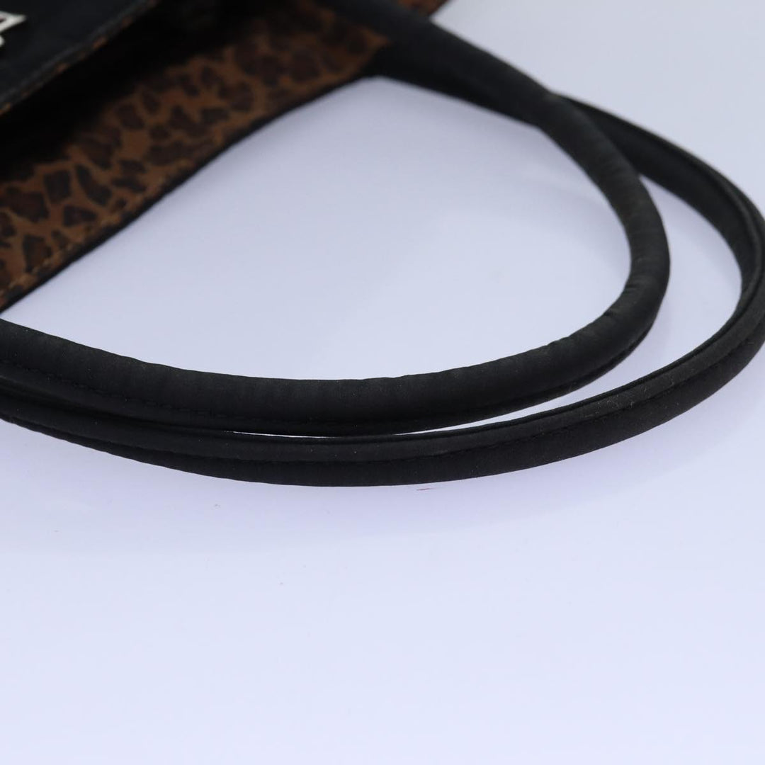 Bottega veneta Hand Bag Nylon Black Auth yk12682
