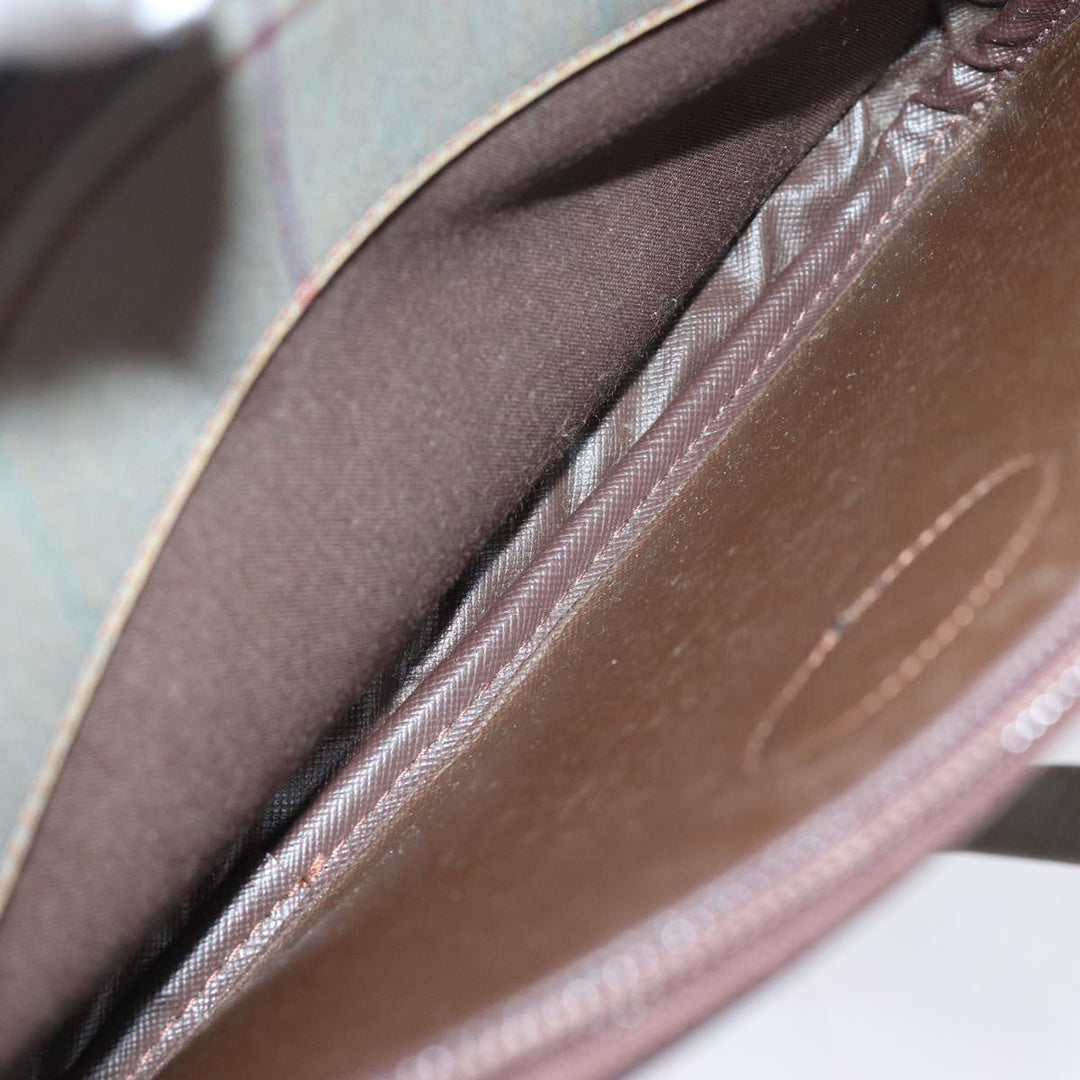 BurberrySs Nova Check Shoulder Bag Canvas Beige Auth yk12716