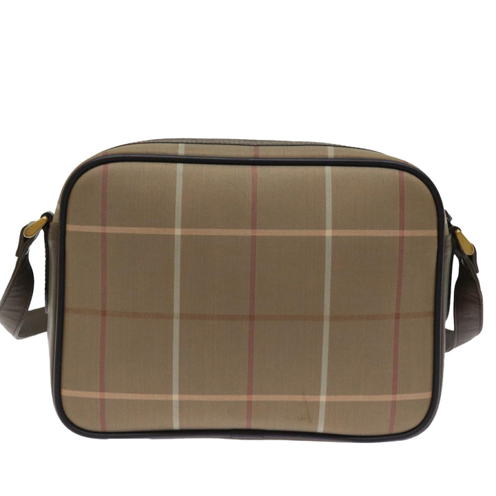 BurberrySs Nova Check Shoulder Bag Canvas Beige Auth yk12716