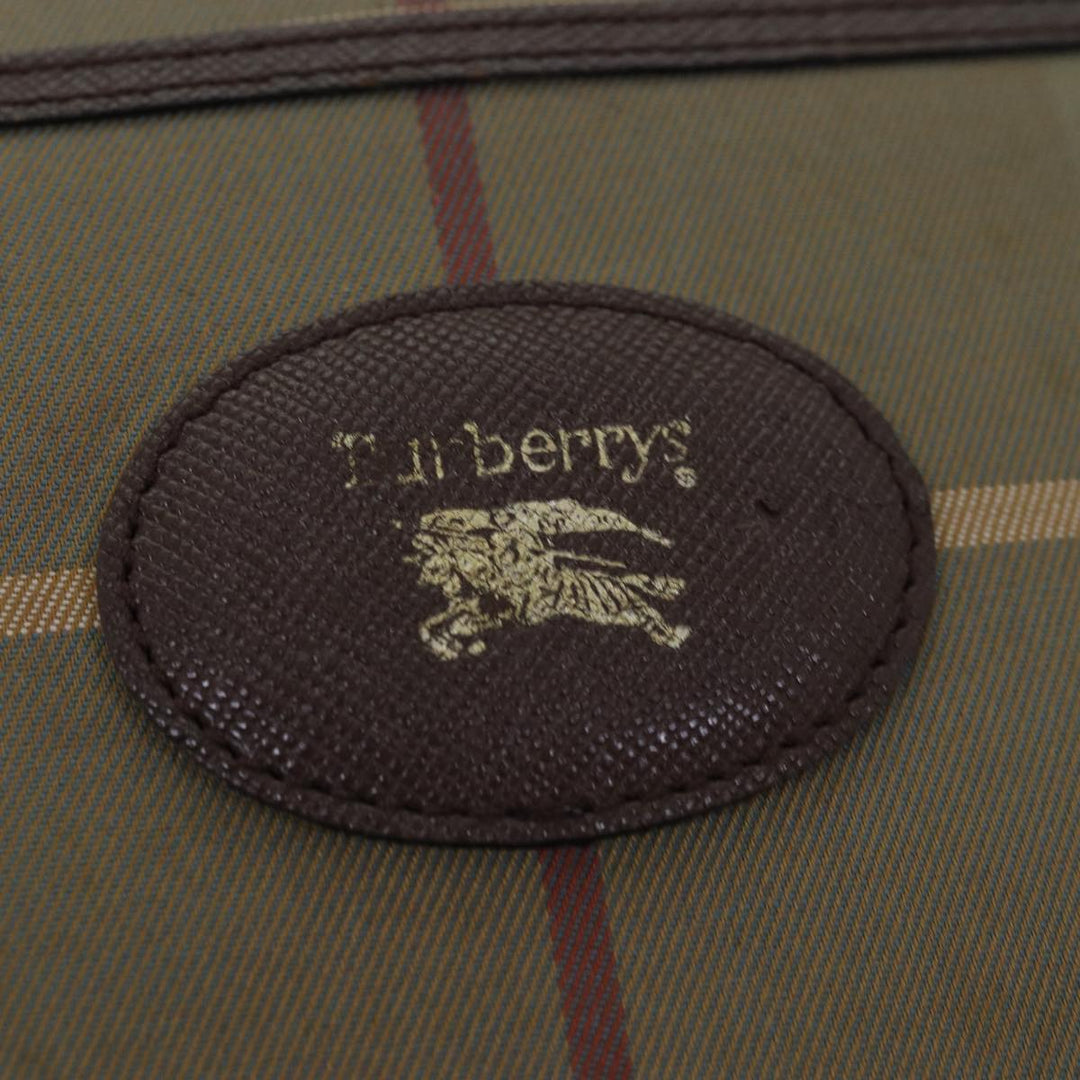 BurberrySs Nova Check Shoulder Bag Canvas Beige Auth yk12733