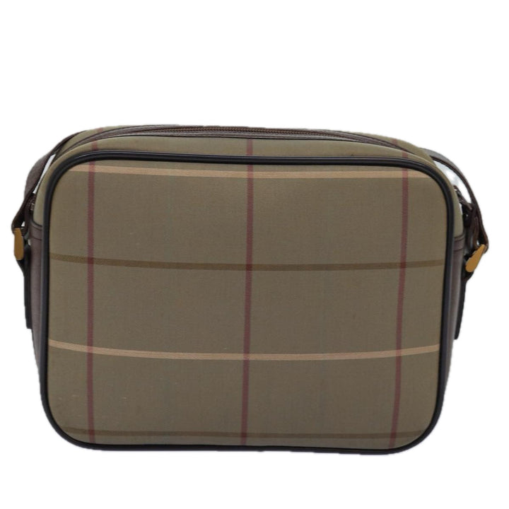 BurberrySs Nova Check Shoulder Bag Canvas Beige Auth yk12733