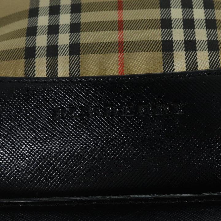 Burberry Nova Check Tote Bag Canvas Beige Auth yk12758