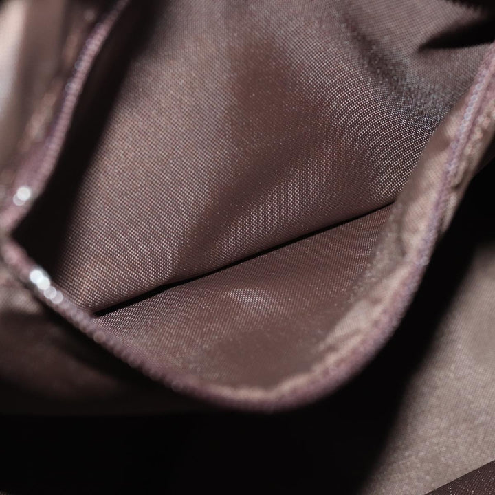 Burberry Nova Check Blue Label Hand Bag Nylon Pink Auth yk12779