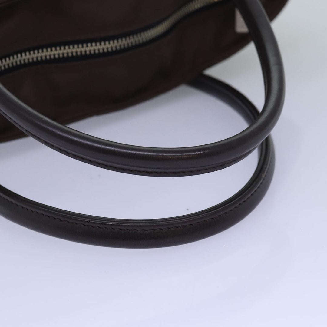 Top Quality BurberrySs Nova Check Blue Label Tote Bag Nylon Beige Brown Auth yk12782