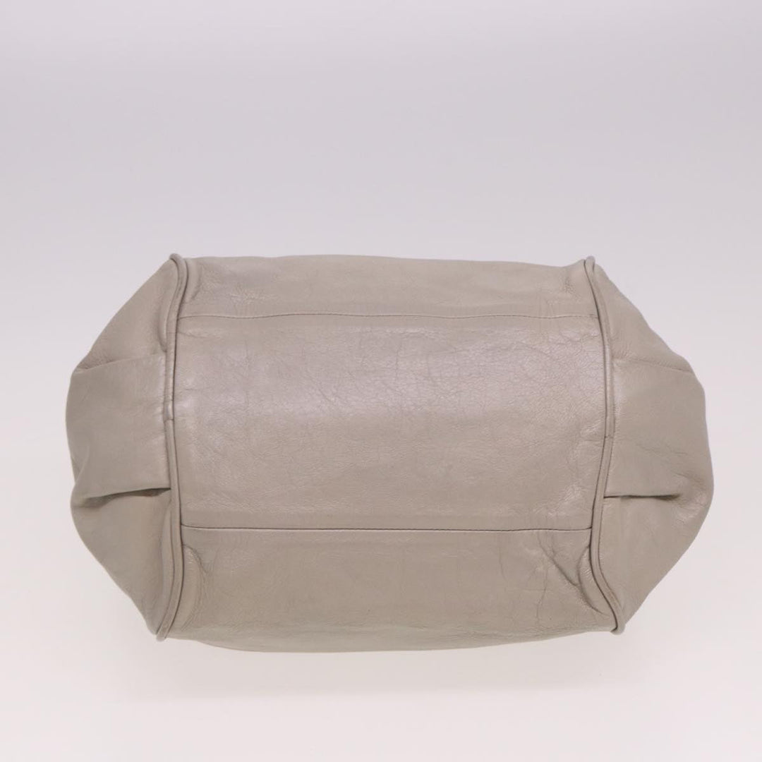 Chloe Etel Hand Bag Leather 2way Gray yk13079
