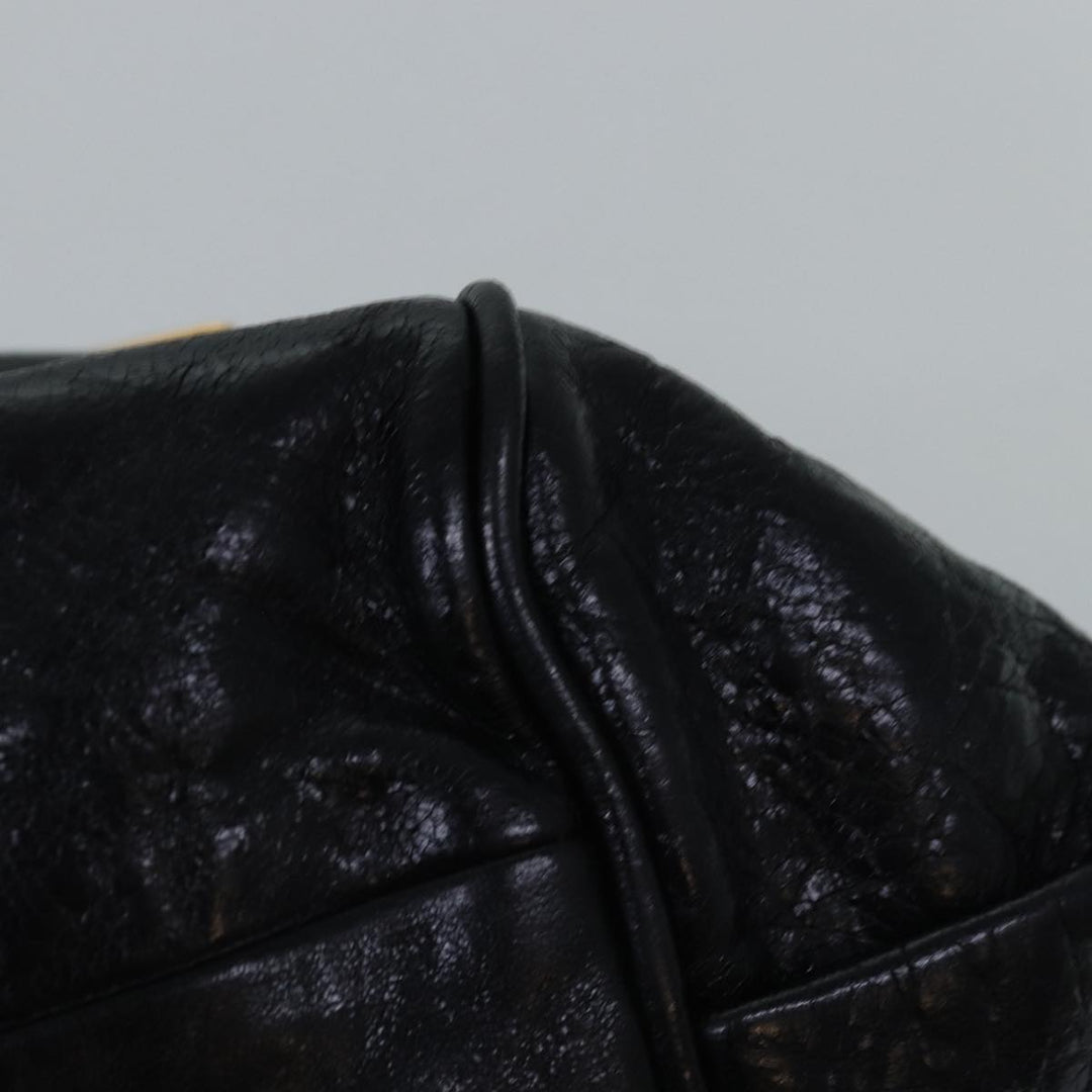 Chloe Etel Hand Bag Leather 2way Black yk13096