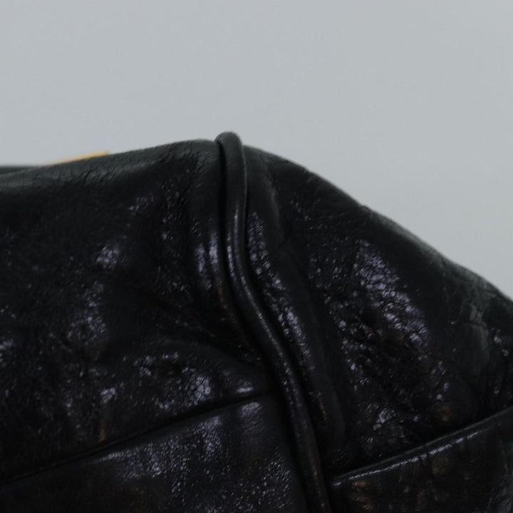 Chloe Etel Hand Bag Leather 2way Black yk13096