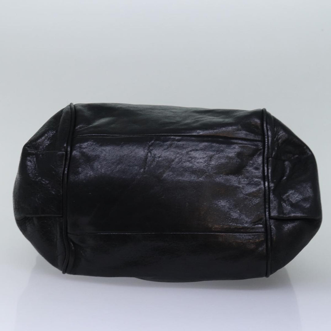 Chloe Etel Hand Bag Leather 2way Black yk13096
