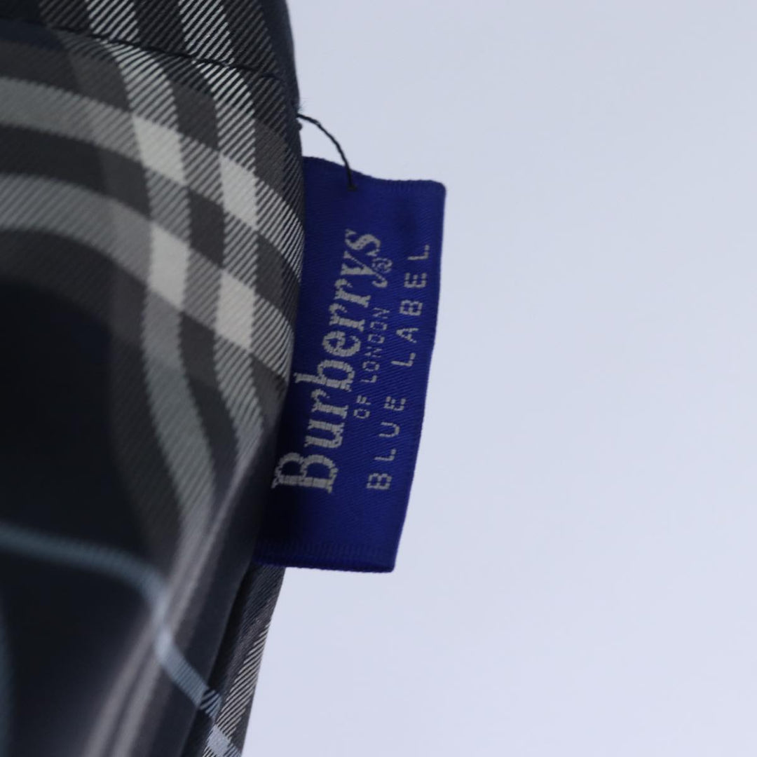BurberrySs Nova Check Blue Label Hand Bag Nylon Navy Auth yk13111