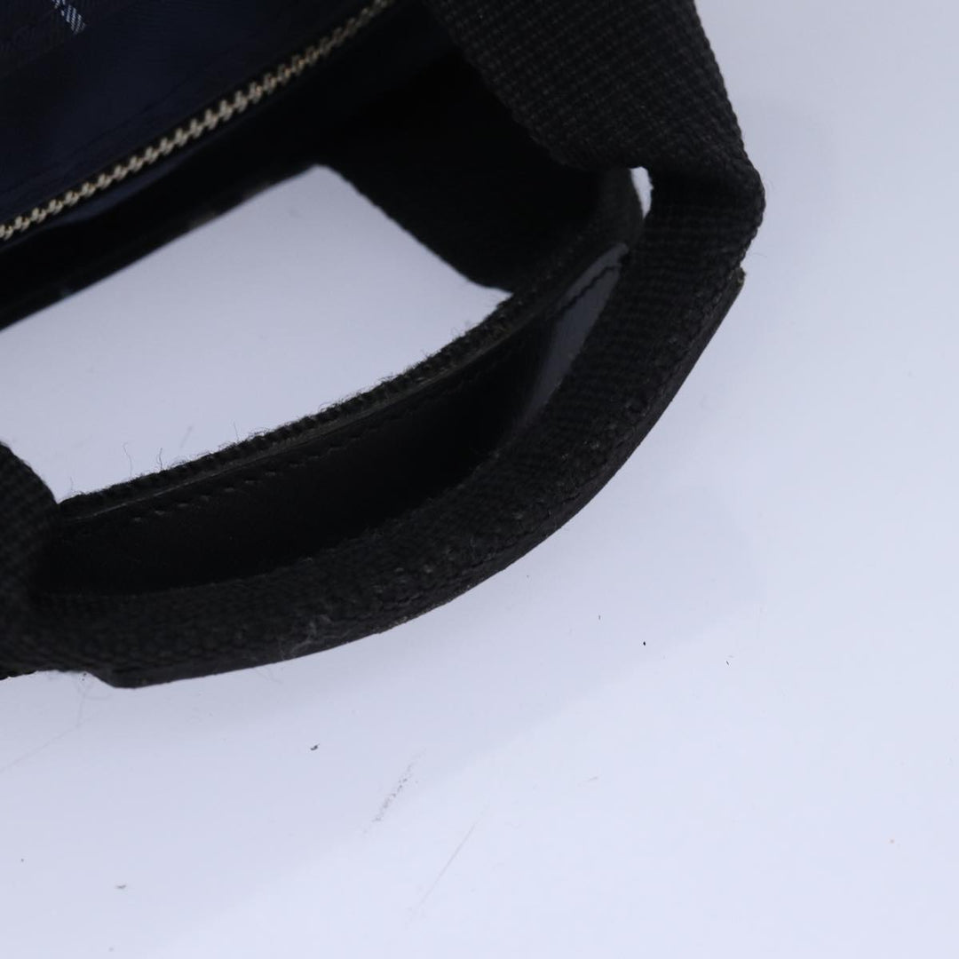 BurberrySs Nova Check Blue Label Hand Bag Nylon Navy Auth yk13111