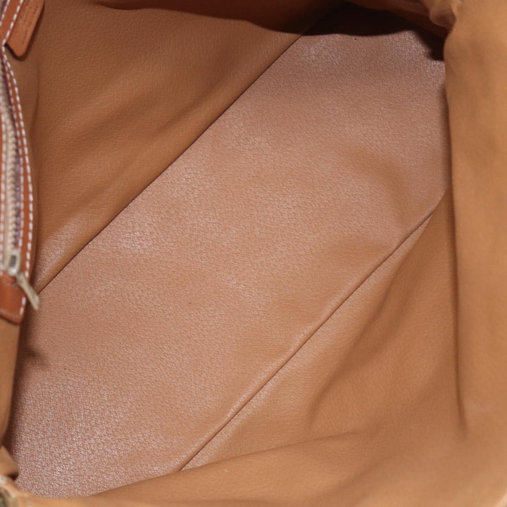 Celine Macadam Canvas Hand Bag PVC Brown Auth yk13182