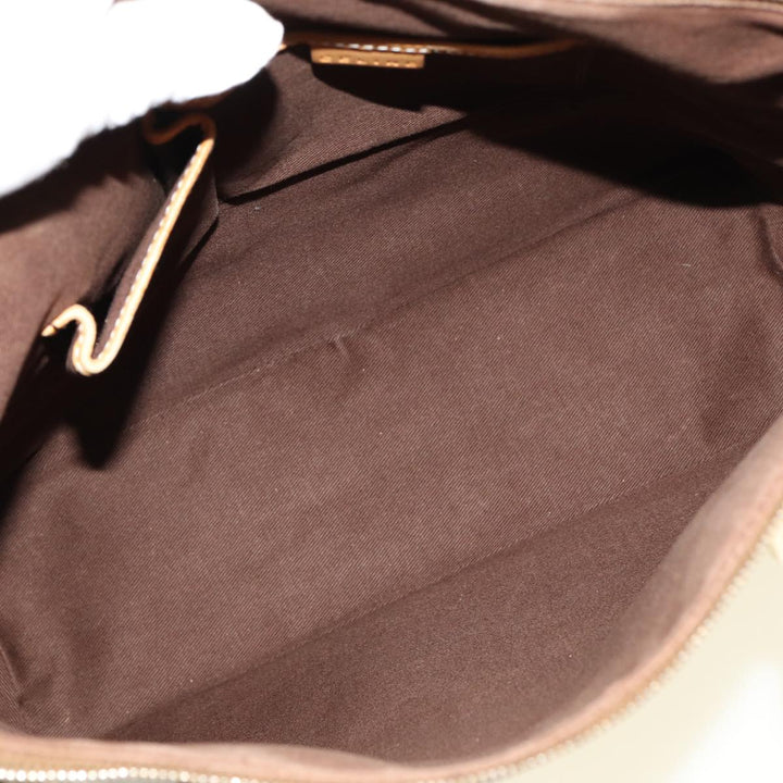 Celine Macadam Canvas Tote Bag PVC Brown Auth yk13229