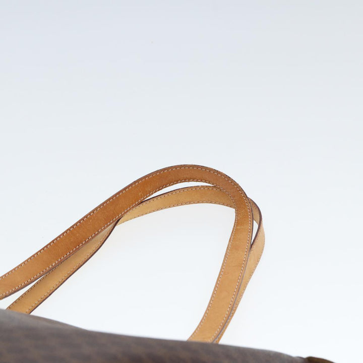 Celine Macadam Canvas Tote Bag PVC Brown Auth yk13229