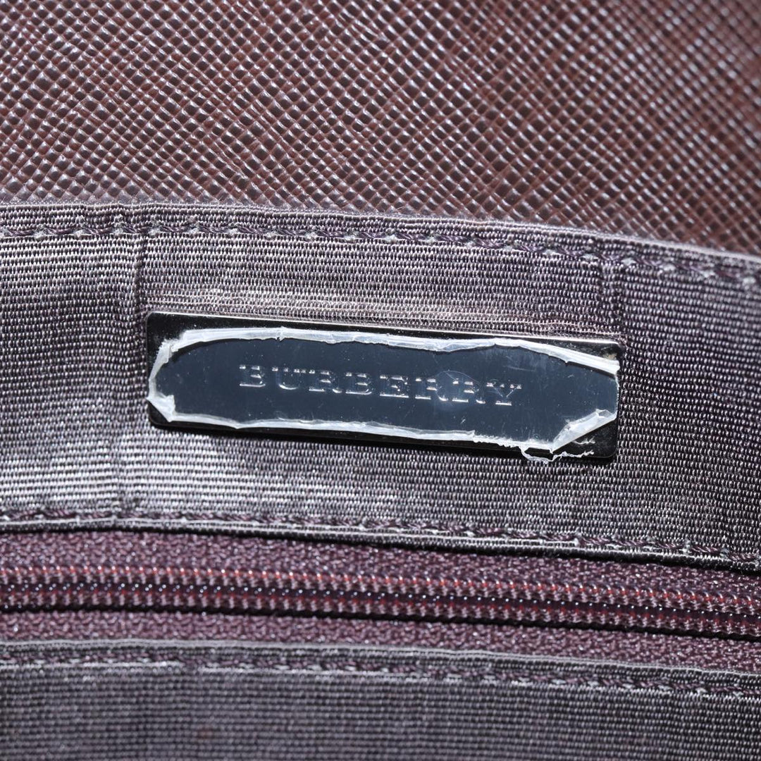 Burberry Nova Check Tote Bag Canvas Beige Auth yk13282