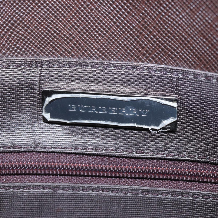 Burberry Nova Check Tote Bag Canvas Beige Auth yk13282