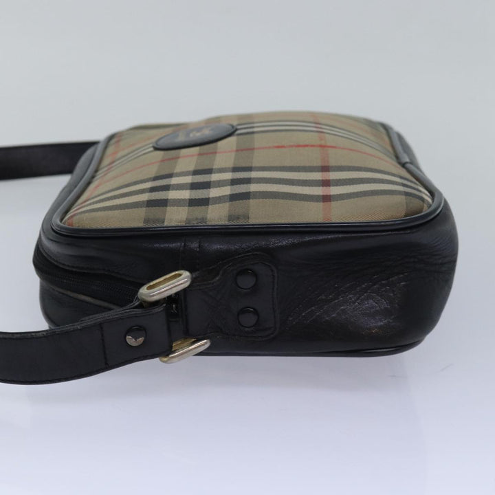 BurberrySs Nova Check Shoulder Bag Canvas Beige Auth yk13298