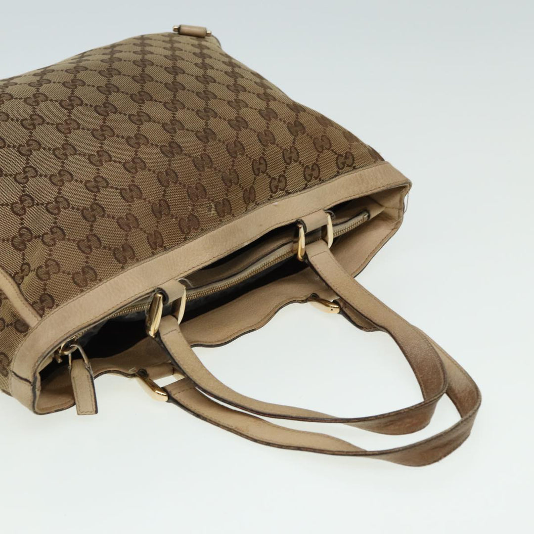Burberry Gucci GG Canvas Tote Bag Nylon 2Set Beige White Auth yk13418