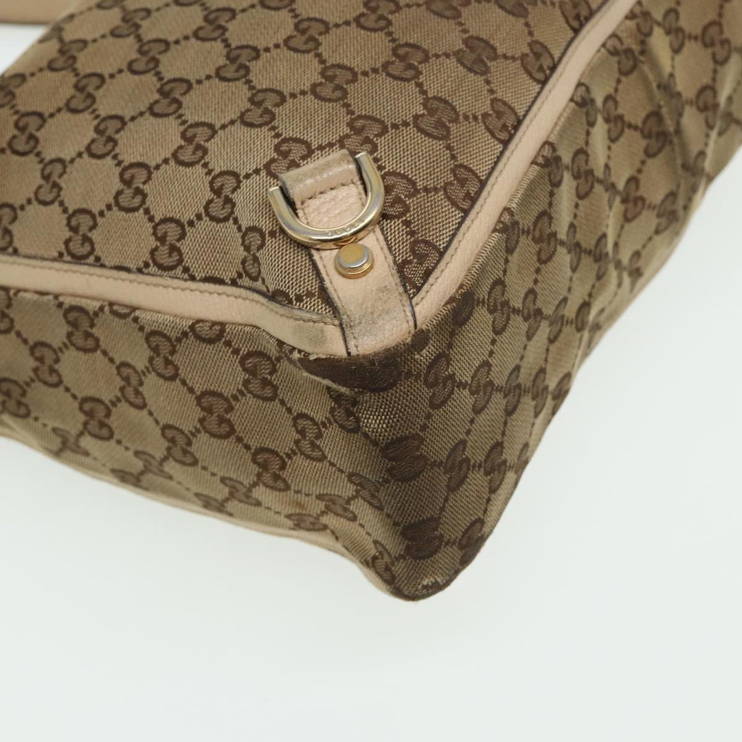 Burberry Gucci GG Canvas Tote Bag Nylon 2Set Beige White Auth yk13418