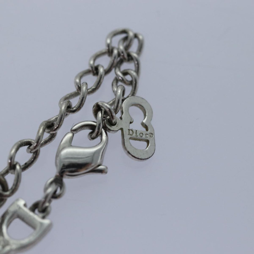 CHRISTIAN Top quality Dior Bracelet metal Silver Auth yk13673