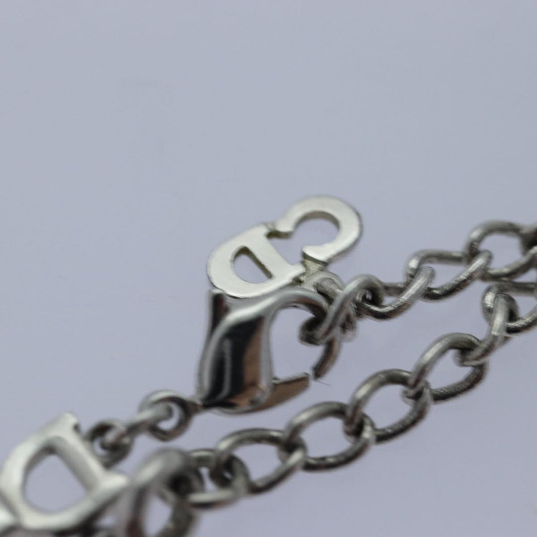 CHRISTIAN Top quality Dior Bracelet metal Silver Auth yk13673