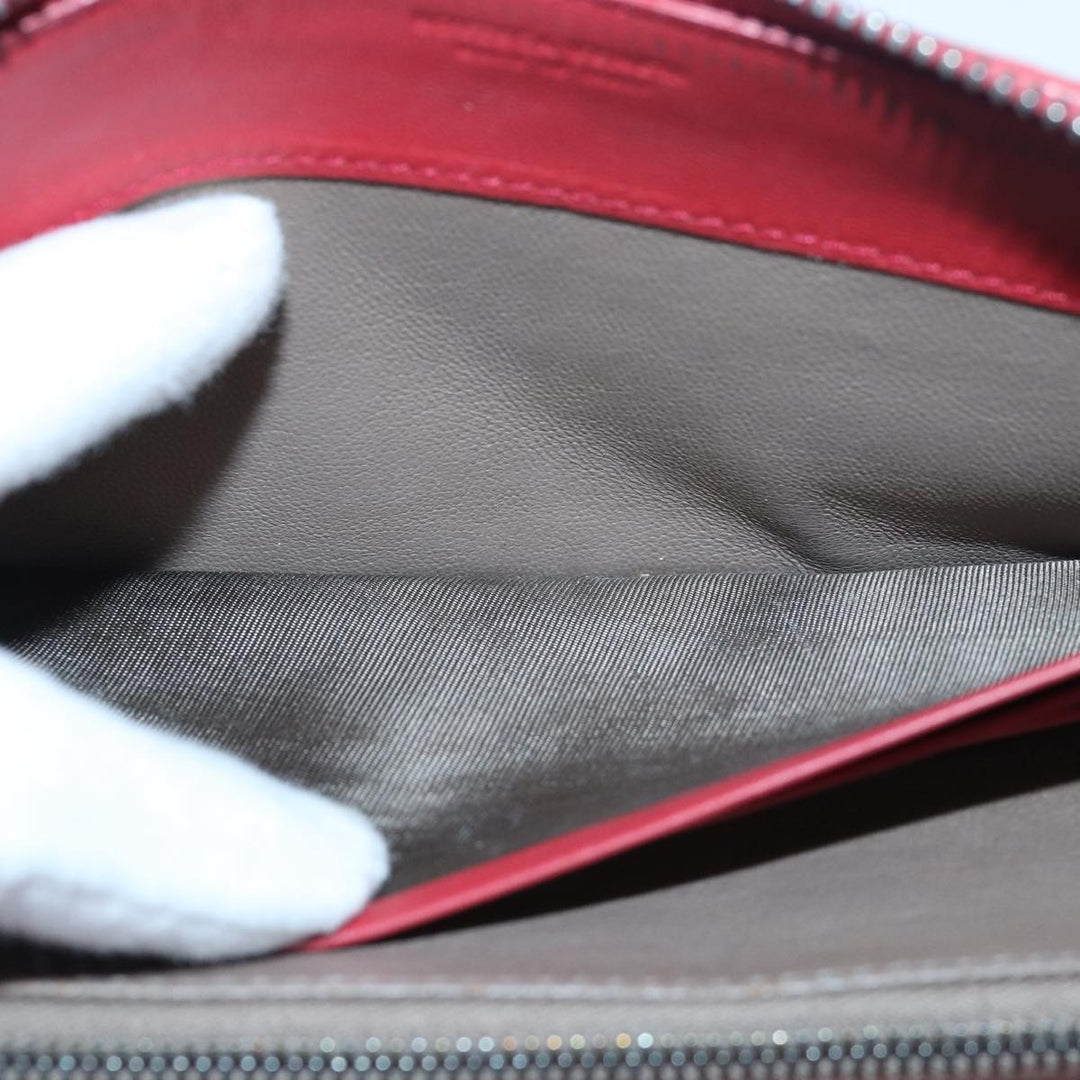 Bottega veneta INTRECCIATO Long Wallet Leather Red Auth yk13729