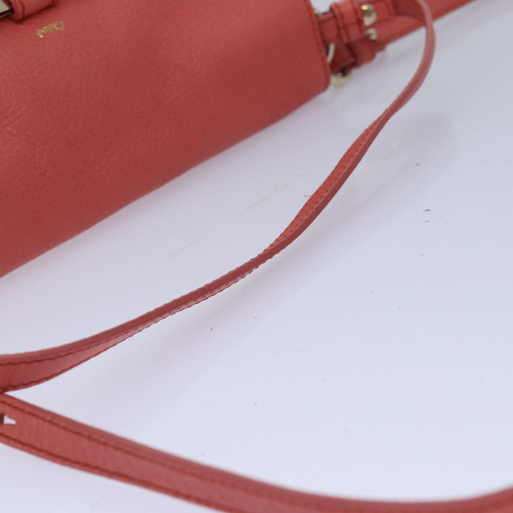 Chloe Lily Hand Bag Leather 2way Pink yk13779