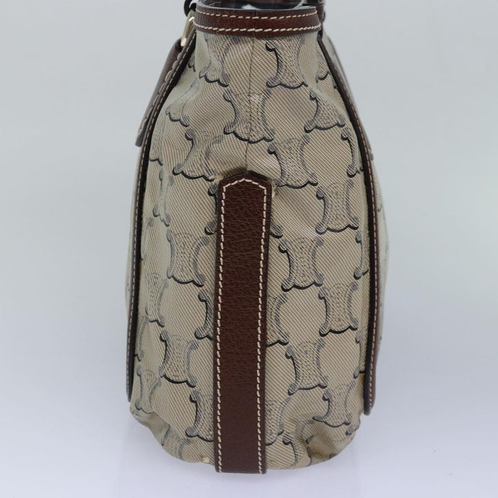 Celine Paris Macadam Canvas Tote Bag Beige Auth yk13781