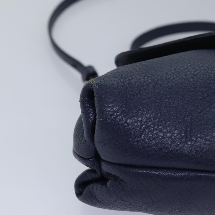 Chloe Lily Shoulder Bag Leather Navy yk13791