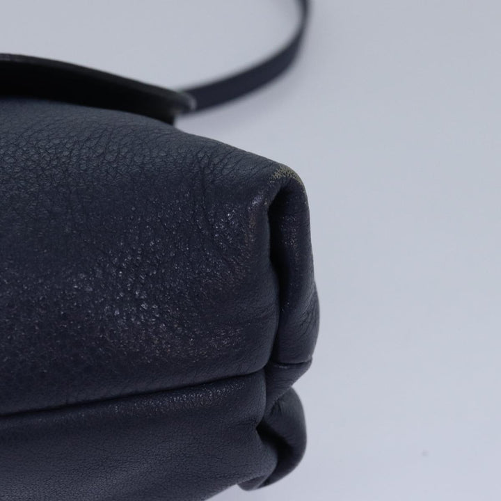 Chloe Lily Shoulder Bag Leather Navy yk13791